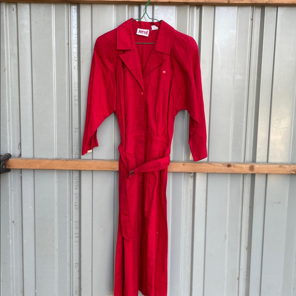 Red Long Sleeve Dress